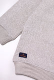 Grey Knit Sweatshirt