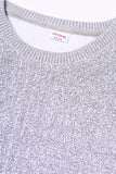 Light Grey Knit Sweatshirt