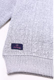 Light Grey Knit Sweatshirt
