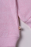 Baby Pink Knit Sweatshirt