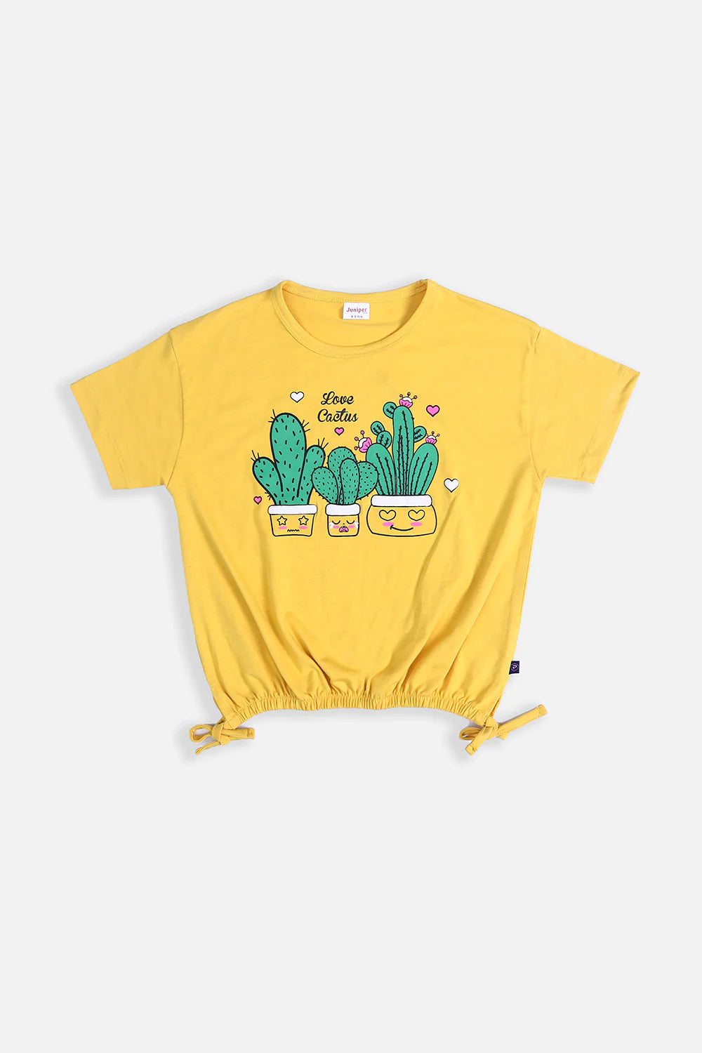 Summer - Girl's Top - Love Cactus - Girl Top - juniperkidz-5345.myshopify.com