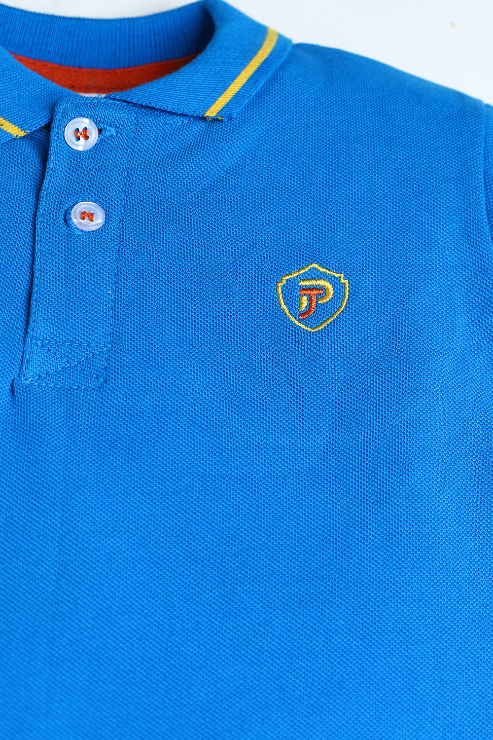 Blue Polo Shirt S/Slv. - Boy T-Shirt - juniperkidz-5345.myshopify.com