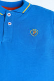 Blue Polo Shirt S/Slv. - Boy T-Shirt - juniperkidz-5345.myshopify.com