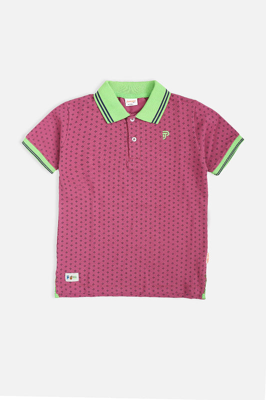 PLAIN COLOR POLO SHIRT