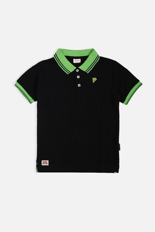 PLAIN COLOR POLO SHIRT