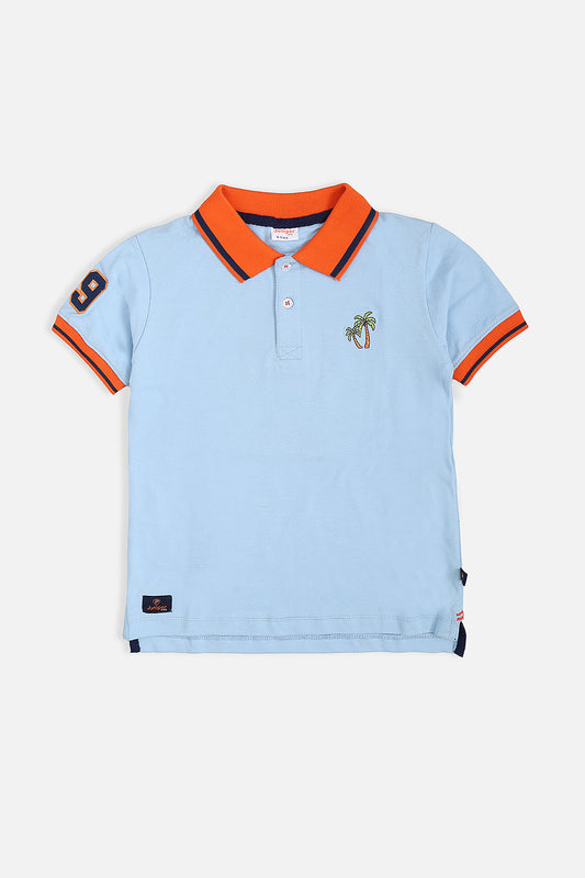 PLAIN COLOR POLO SHIRT