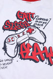 EST SLEEP PLAY PRINTED T-SHIRT