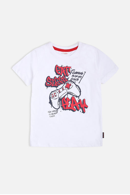 EST SLEEP PLAY PRINTED T-SHIRT