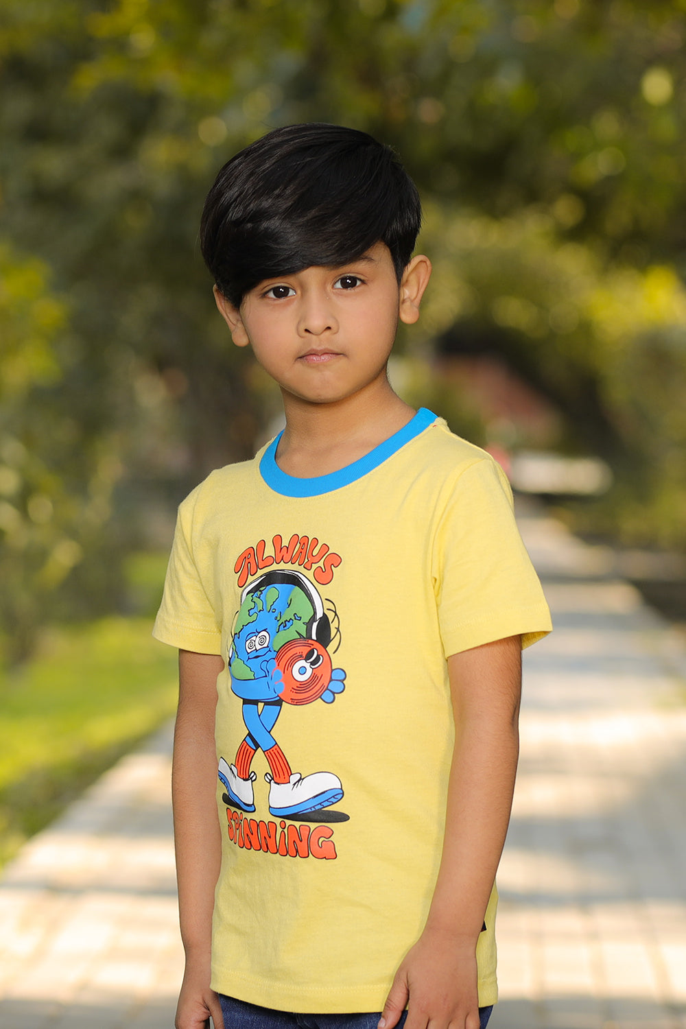 Summer - Boy's T-Shirt Always Spinning - Boy T-Shirt - juniperkidz-5345.myshopify.com