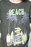 BEACH PRINTED T-SHIRT