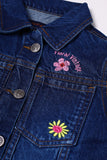 Floral Denim Jacket for Kids