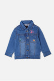 Floral Denim Jacket for Kids