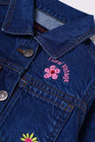 Floral Denim Jacket for Kids
