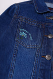 Floral Denim Jacket for Kids
