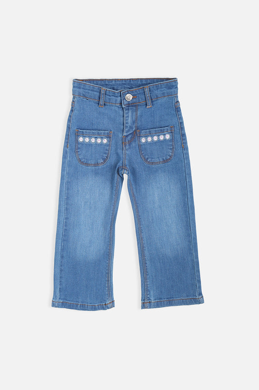 GIRLS WIDE LEG JEANSE