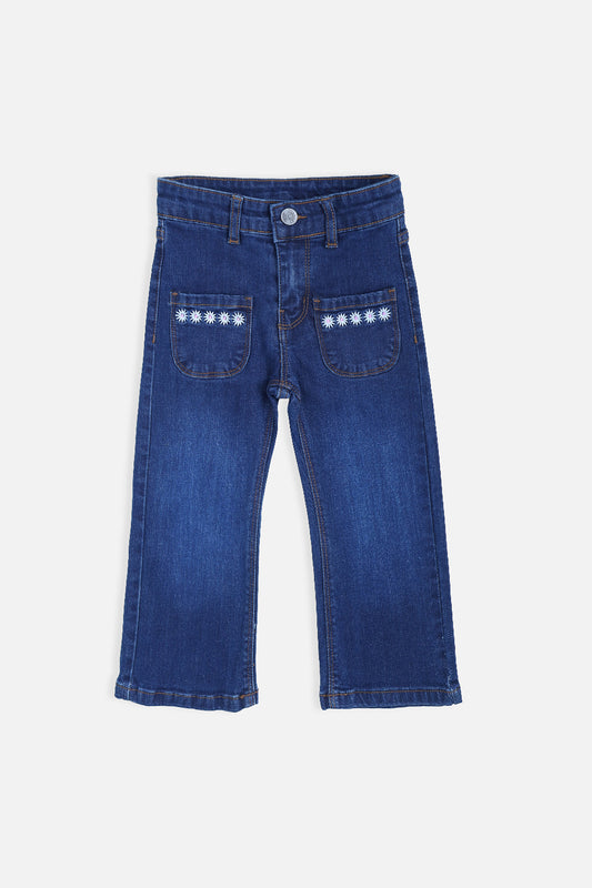 GIRLS WIDE LEG JEANSE