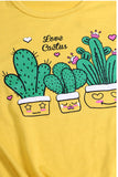 Summer - Girl's Top - Love Cactus - Girl Top - juniperkidz-5345.myshopify.com