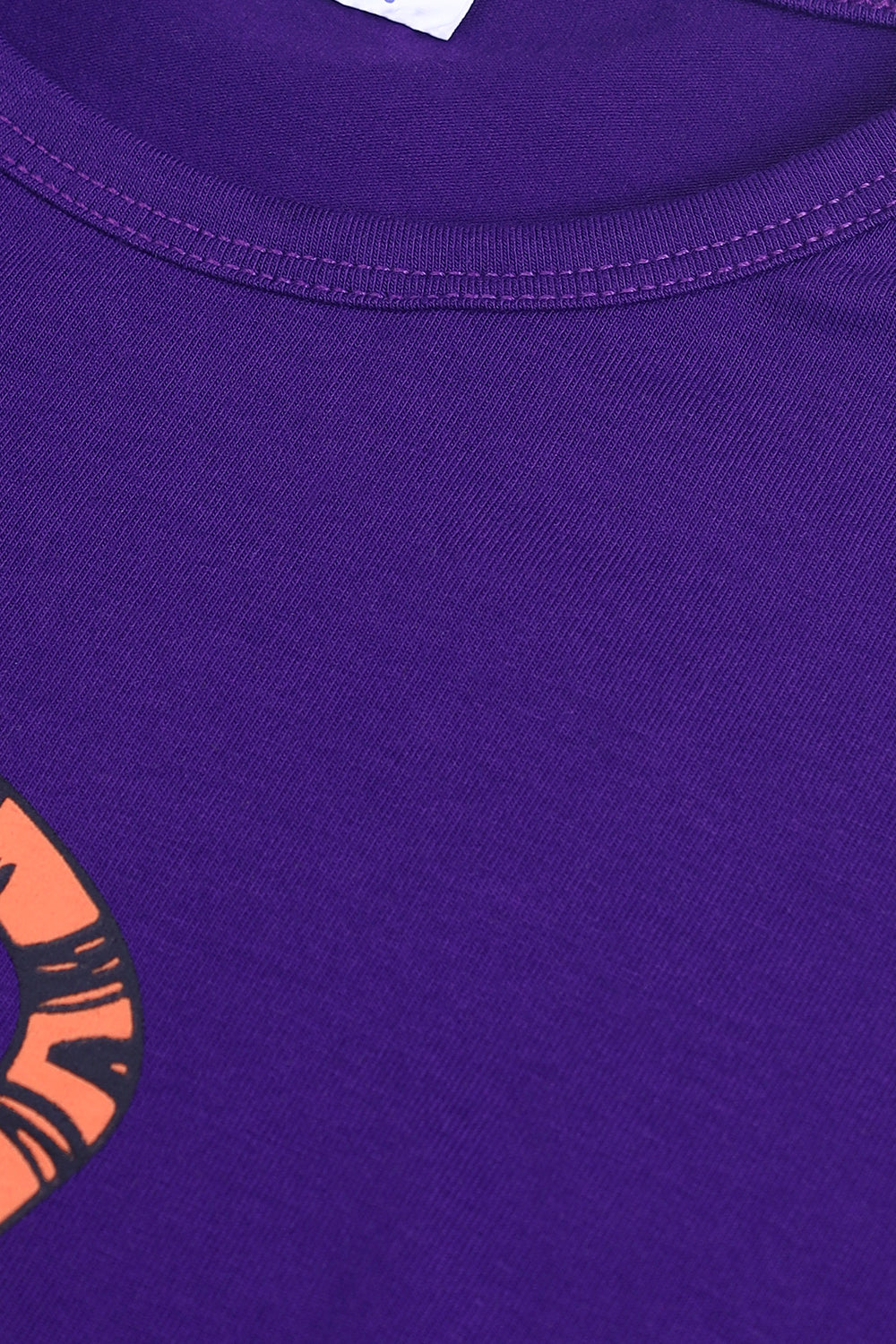 Summer - Girl's Top - Tiger With Dragon Fly - Girl Top - juniperkidz-5345.myshopify.com