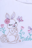 Summer - Girl's T-Shirt rabbit EMB - Girl T-Shirt - juniperkidz-5345.myshopify.com