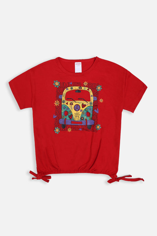 Summer - Girl's Top - Vibes Van - Girl Top - juniperkidz-5345.myshopify.com