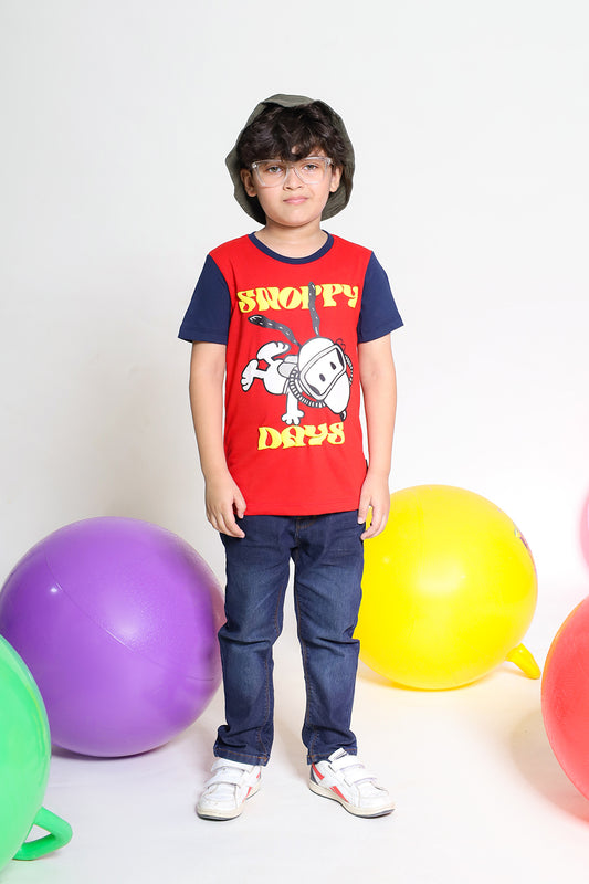 SNOOPY DAYS GRAPHIC T-SHIRT
