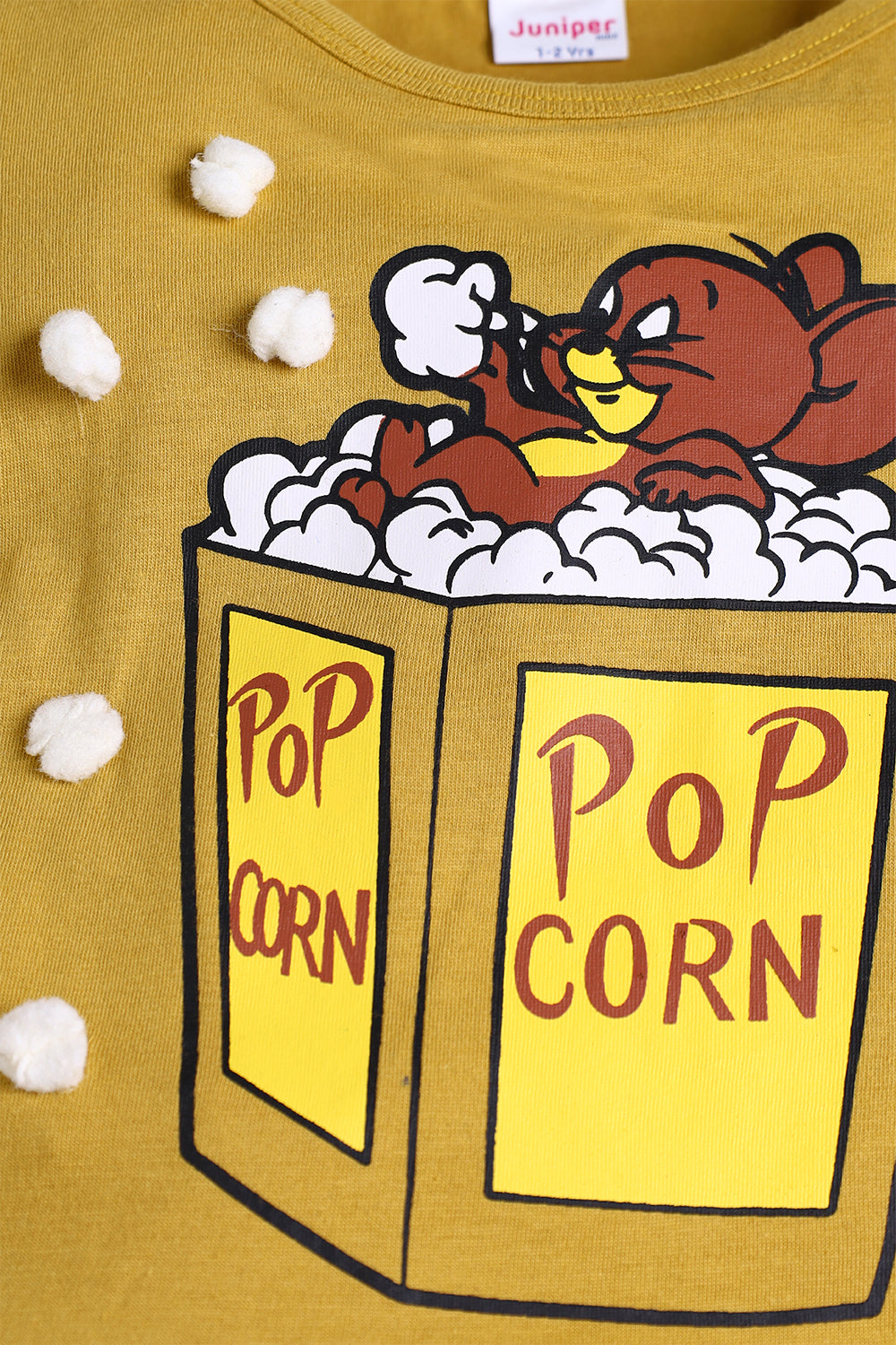 Pop Corn Jerry - Girl Top - juniperkidz-5345.myshopify.com