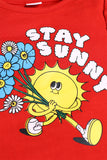 Summer - Girls Tee - Stay Sunny - Girl Top - juniperkidz-5345.myshopify.com