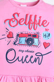 Girl's Top - Selffie Queen - Girl Top - juniperkidz-5345.myshopify.com