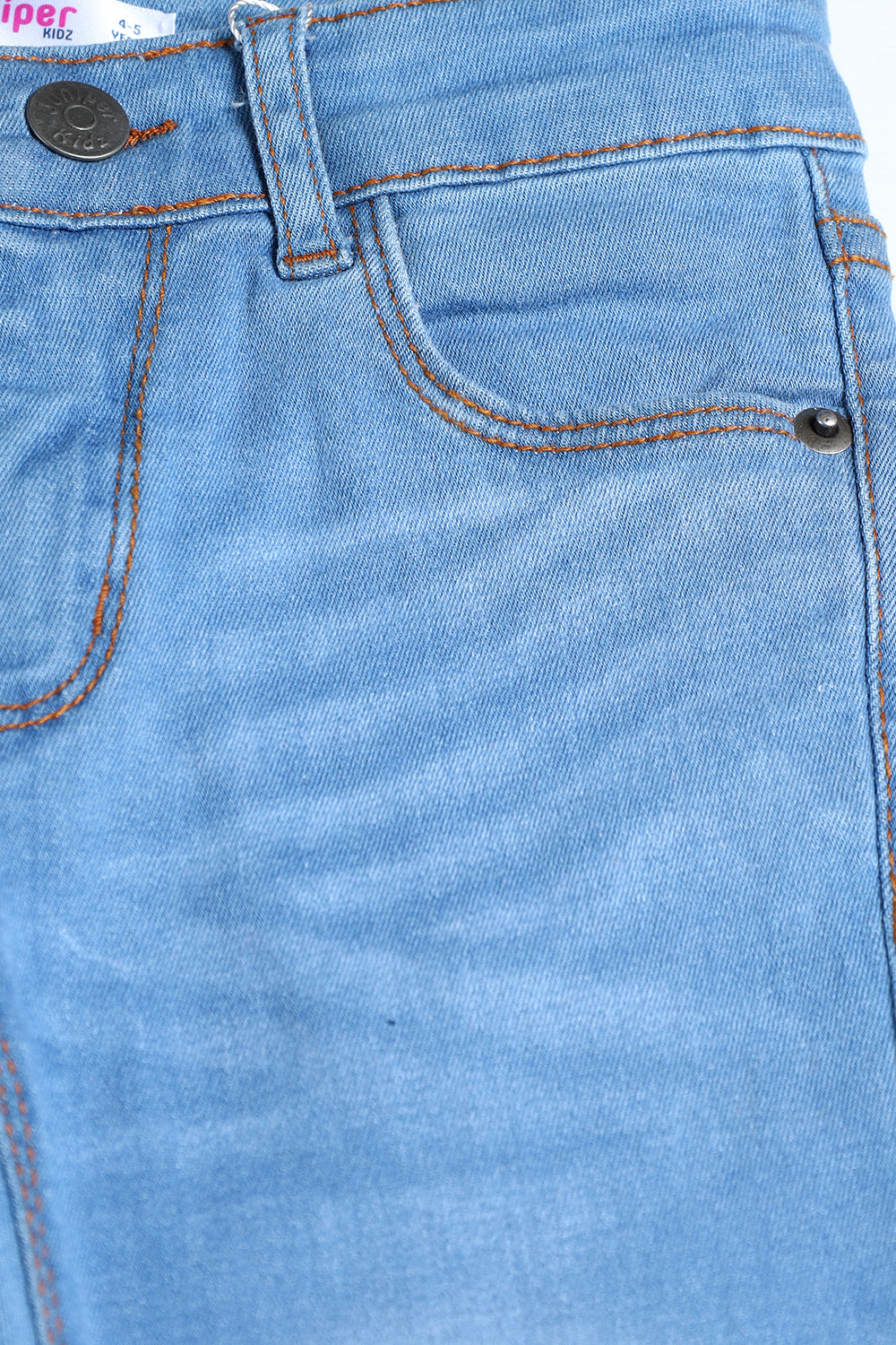 Denim Pant - Star - Girl Pant - juniperkidz-5345.myshopify.com