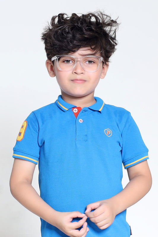 PLAIN COLOR POLO SHIRT