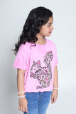 GIRLS FLORAL RABBIT TOP