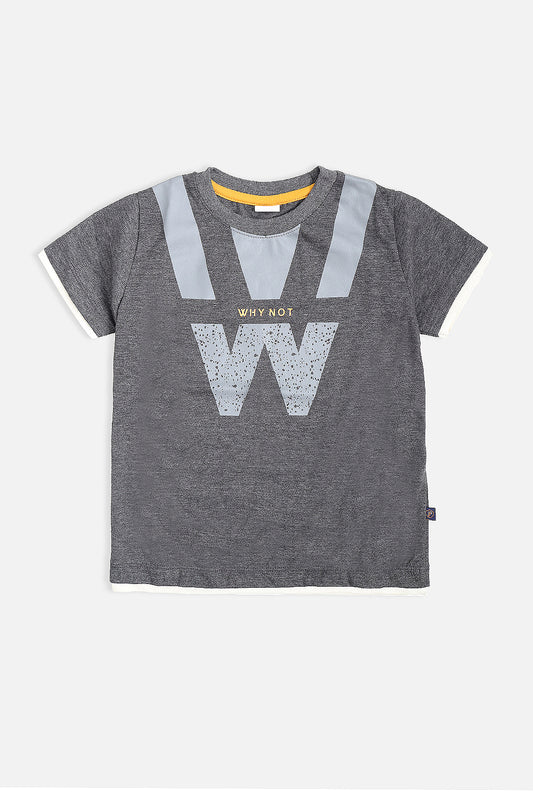 WHY NOT PRINTED T-SHIRT