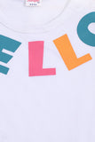 GIRLS HELLO FRILL TOP