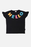 GIRLS HELLO FRILL TOP