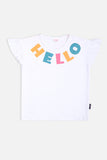 GIRLS HELLO FRILL TOP
