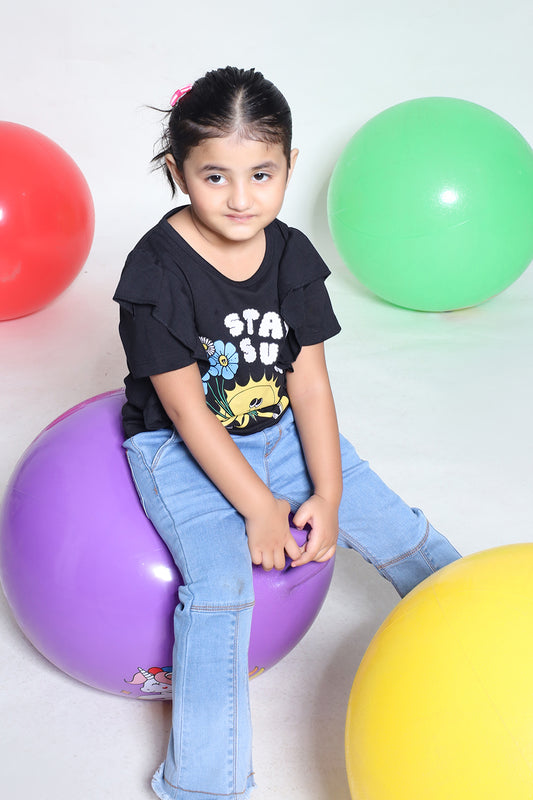 SUMMER - GIRLS TEE - STAY SUNNY