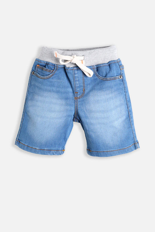 Basic Denim Short - Boy Shorts -  juniperkidz-5345.myshopify.com