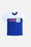 Contrast Colro Tee - Fearless - Boy T-Shirt -  juniperkidz-5345.myshopify.com