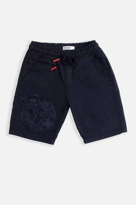 Summer - Boy's Twill Shorts - Born To Game - Boy Shorts -  juniperkidz-5345.myshopify.com