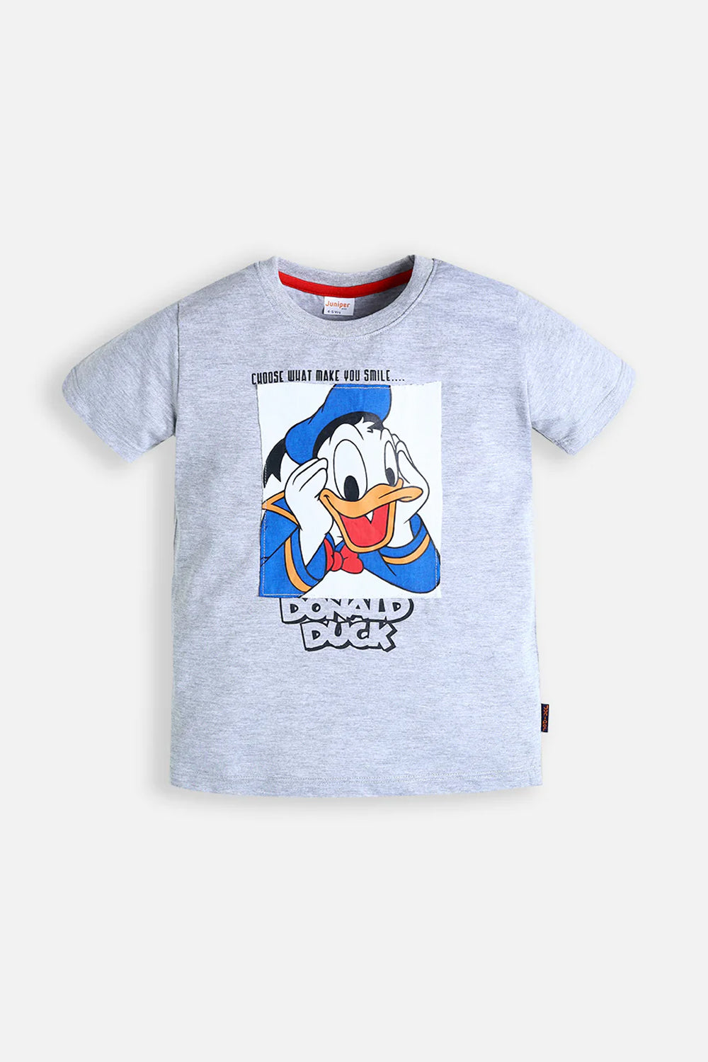 Grey Tee Donald Duck - Boy T-Shirt -  juniperkidz-5345.myshopify.com