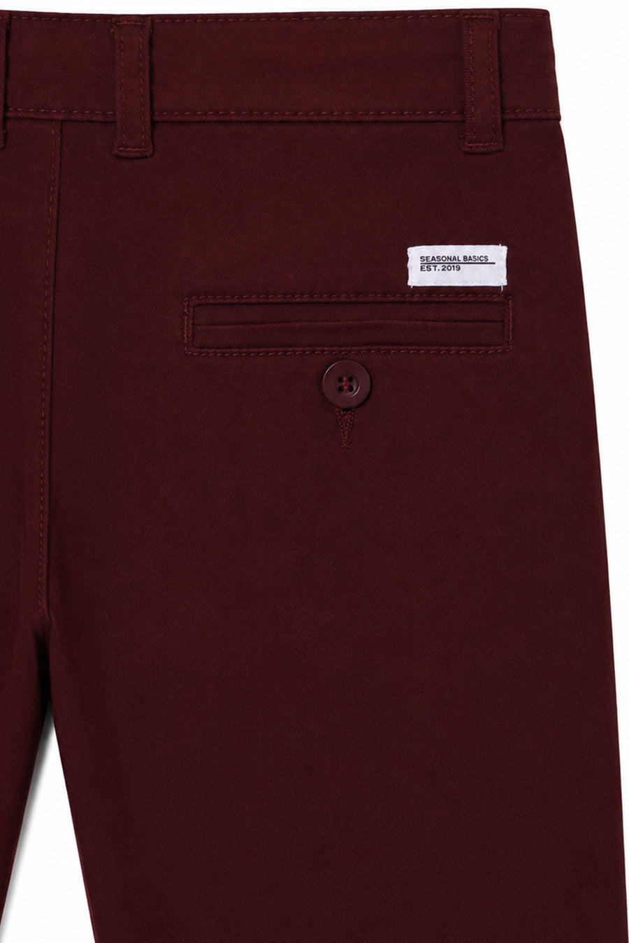 Maroon Boy's Chino Pant