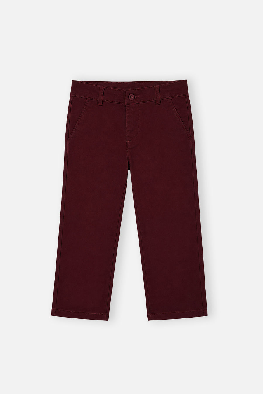 Maroon Boy's Chino Pant