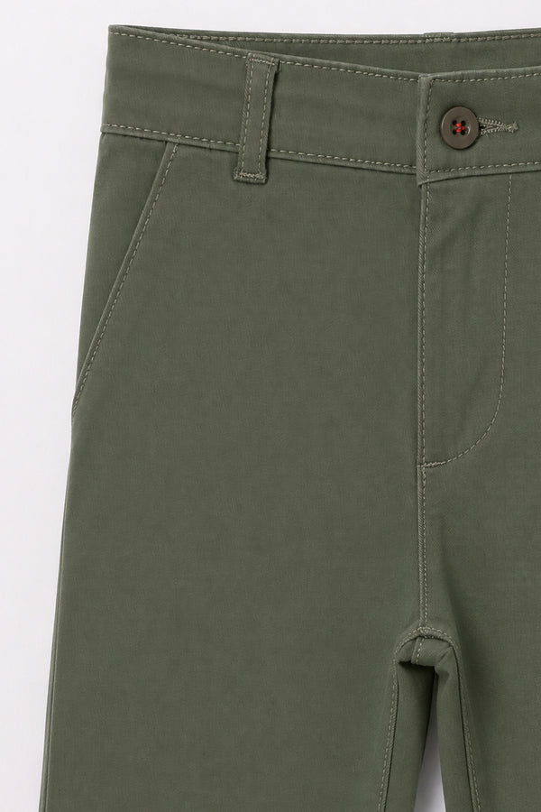 Olive Boy's Chino Pant