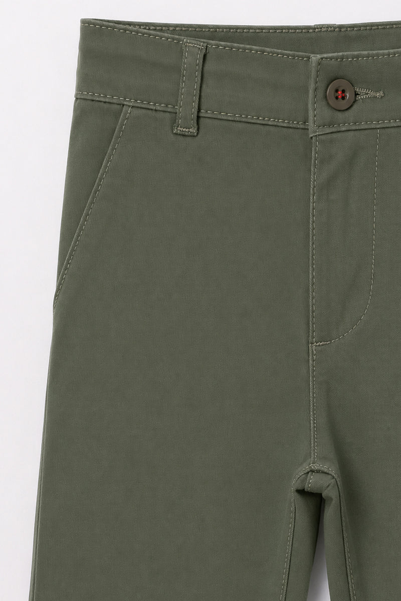 Olive Boy's Chino Pant