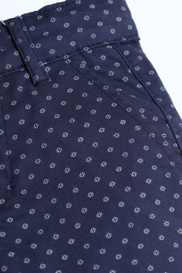 PRINTED TWILL SHORTS