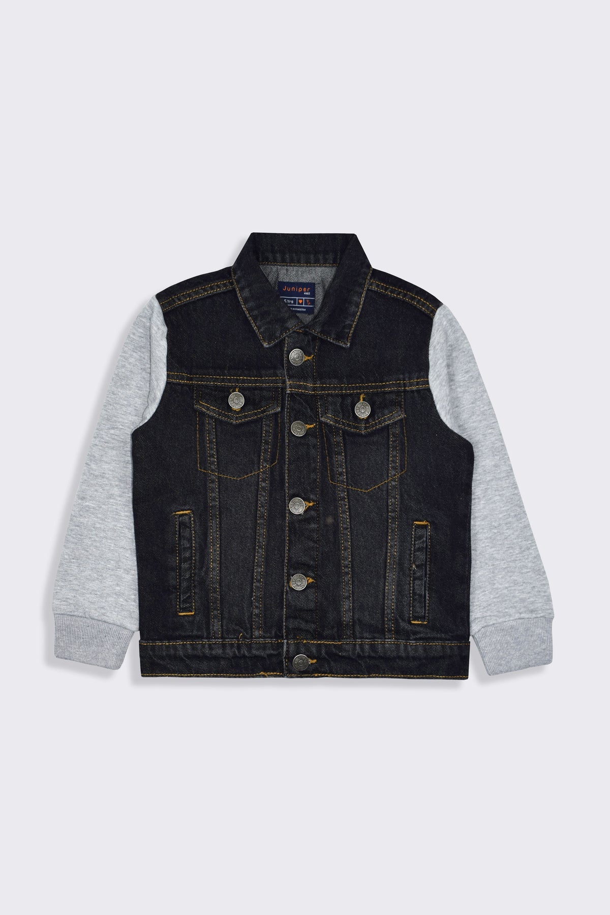 Denim Jacket F/Slv. - Boy Jacket -  juniperkidz-5345.myshopify.com