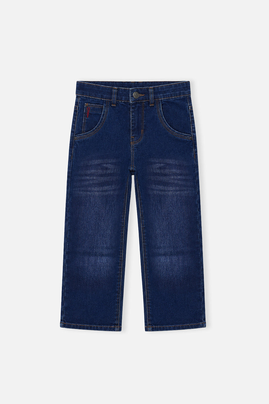 Boy's Dark Blue Denim Pant