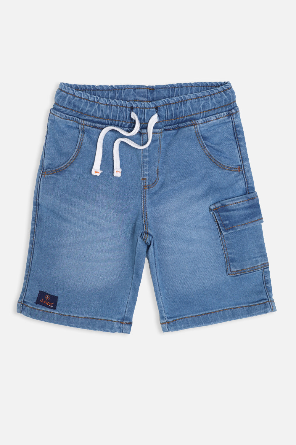 Light Blue - Boy's Denim Shorts