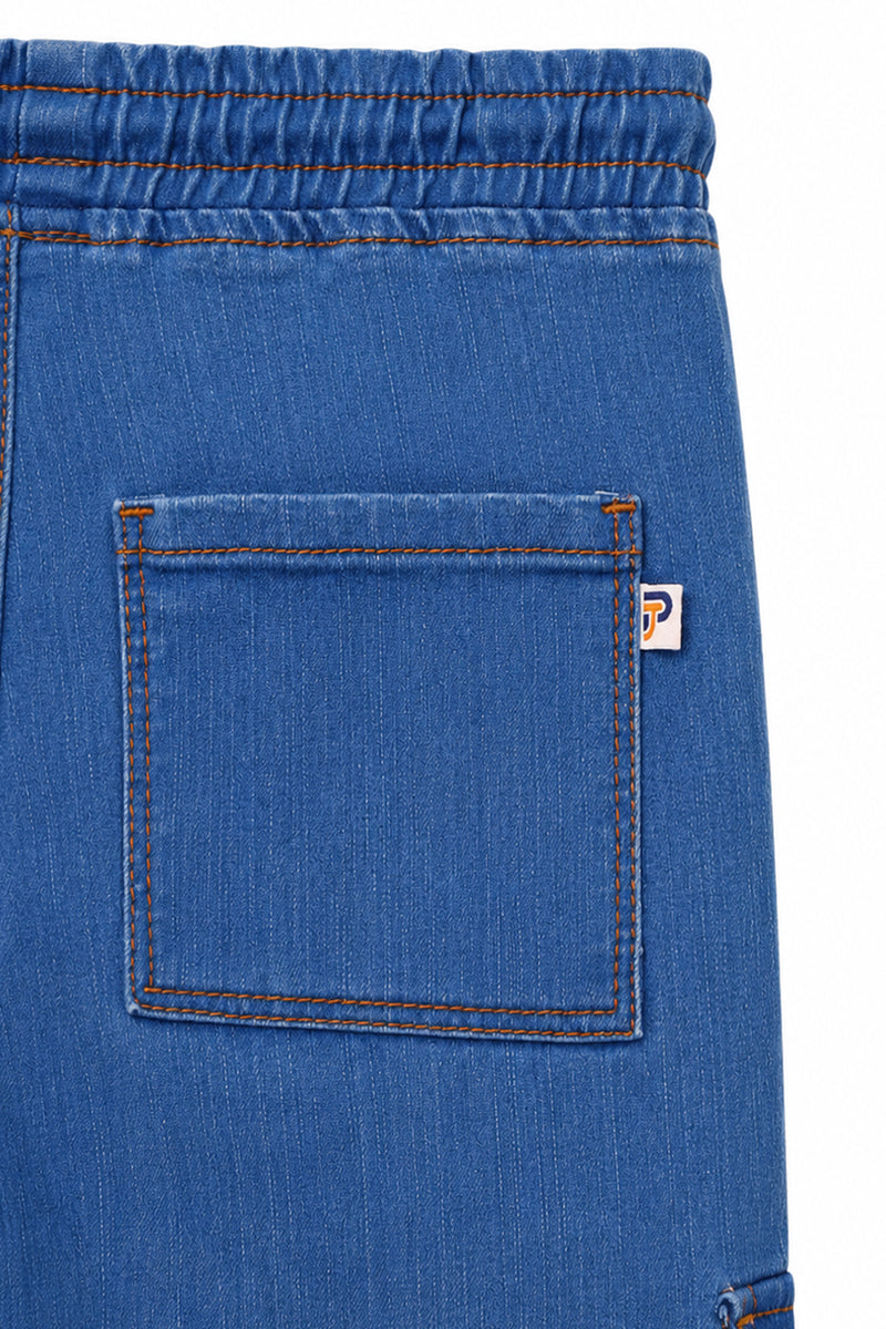 Boy's Blue & White Trouser