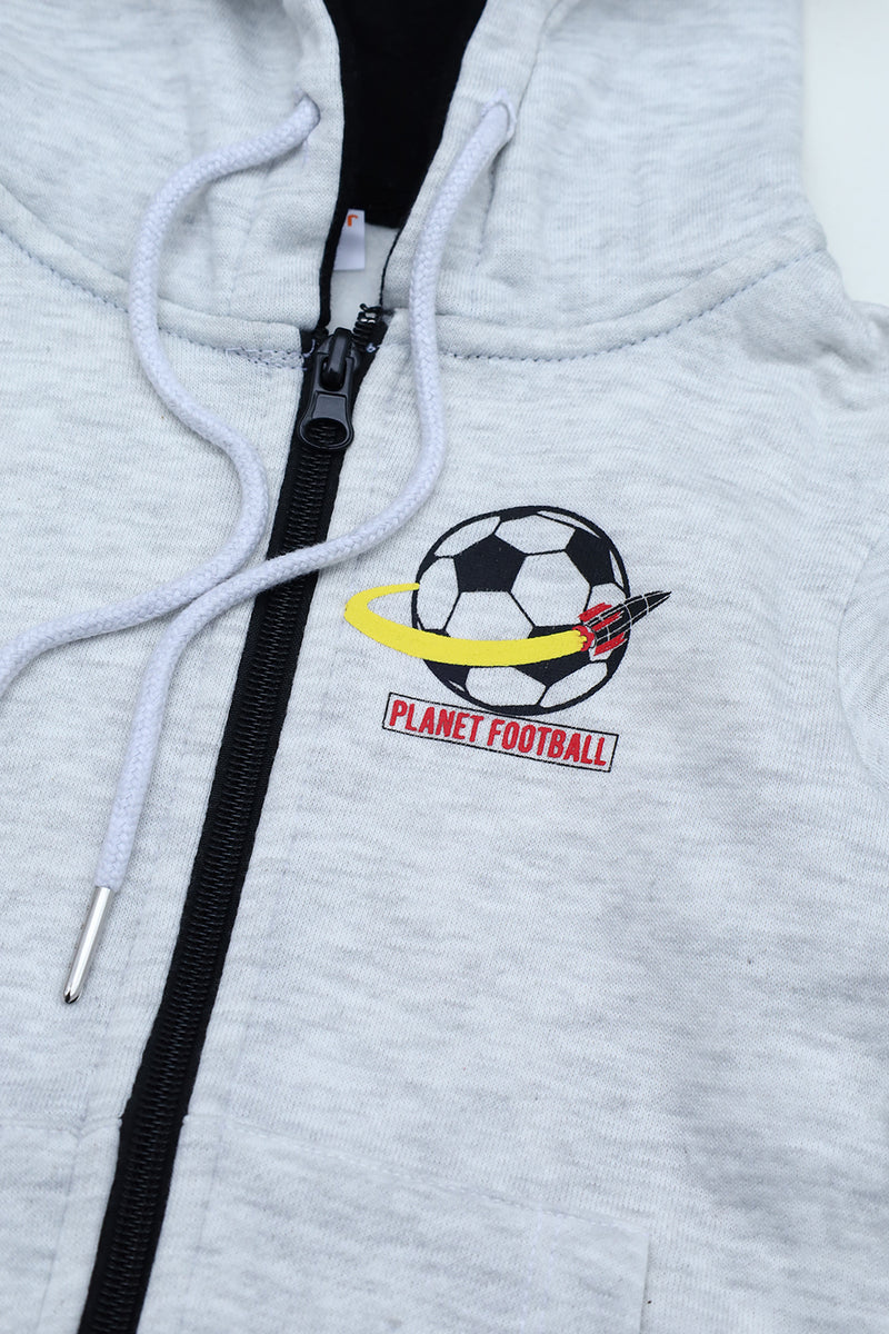 Boy's Sporty Zip Hoodie